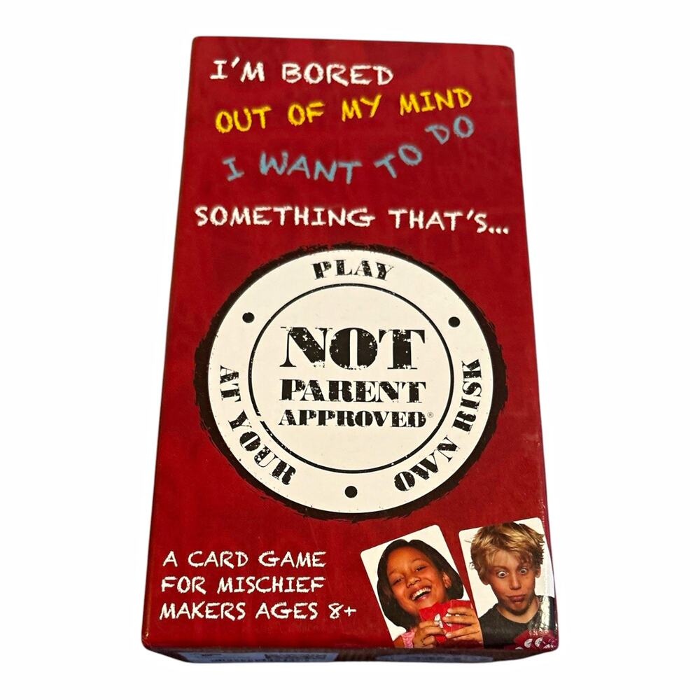 Not Parent Approved Humor Card Game, 455 Cards, 4-10 Players, Ages 8+